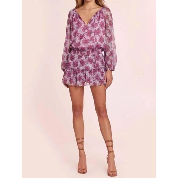 Floral V-Neck Dress - Picture 1 of 4